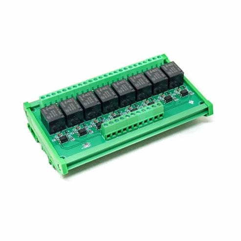 5V Optocoupler Isolation Relay Module 5V 8 Channels Relay Module High and Low Triggering Optocoupler Isolation Relay Module PLC Signal Amplifier Board