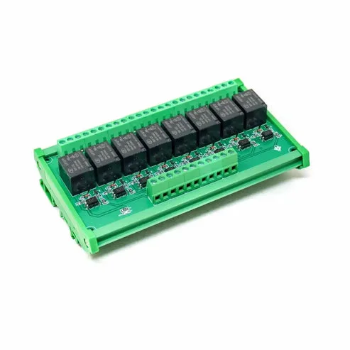 5V Optocoupler Isolation Relay Module 5V 8 Channels Relay Module High and Low Triggering Optocoupler Isolation Relay Module PLC Signal Amplifier Board