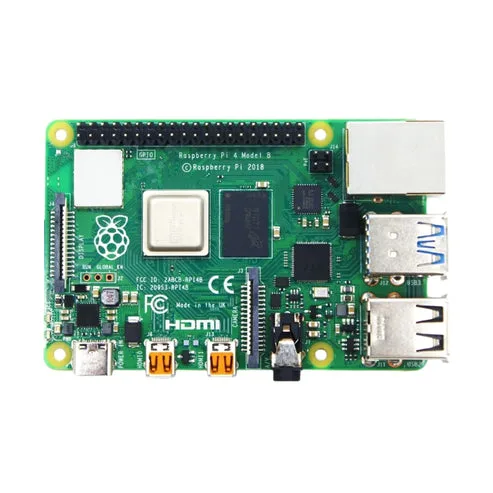 Raspberry Pi 4 Model-B 1GB, 2GB 4GB & 8GB LPDDR4 SDRAM Raspberry PI 4B SBC IOT Board - Broadcom 1.5GHZ A72 Processor   8GB