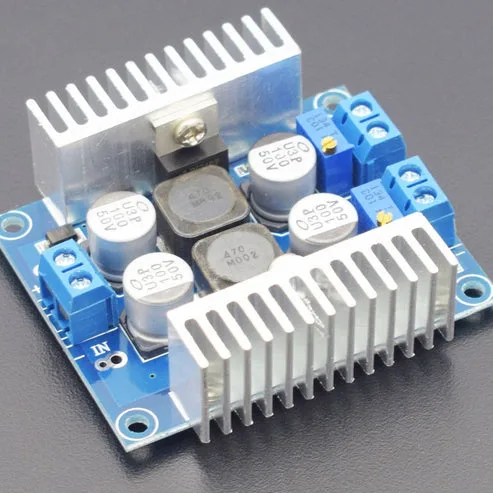 Dual Output Adjustable Buck Converter, LM2596 DC 5V-40V to DC 1.25V-35V Power Supply Module 3A Voltage Step Down