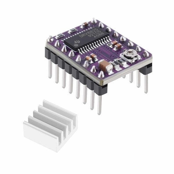 DRV8825 Stepper Motor Driver Module 4-Layer with Mini Heat Sink for 3D Printer