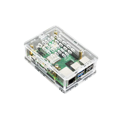 1 Raspberry Pi 5 Case Clear Acrylic Case For Raspberry Pi 5, Supports Installing Official Active Cooler