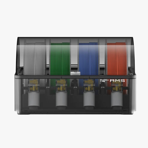 Bambu Lab AMS: Automatic Filament System 4-Spool Filament Management Box with Automatic Switching, Drying, and Tangle Detection for Bambu Printers