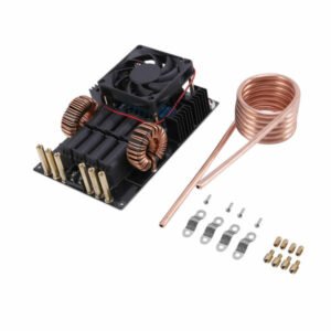 1KW ZVS Induction Module DC 12-40V 50A 1000W 1KW ZVS Induction Heating Board Module with Tesla Coil and Fan