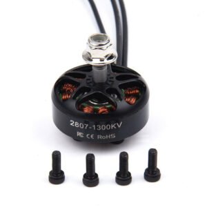 2807 1300KV Brushless Motor 2-6S, 4mm Bearing Shaft Brushless Motor For RC FPV Racing Drone/Multi-copter