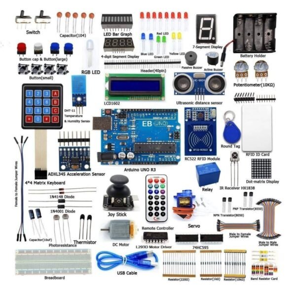 IDUINO RC522 RFID Starter Kit Compatible with Arduino UNO, Mega2560, Nano with ADXL345