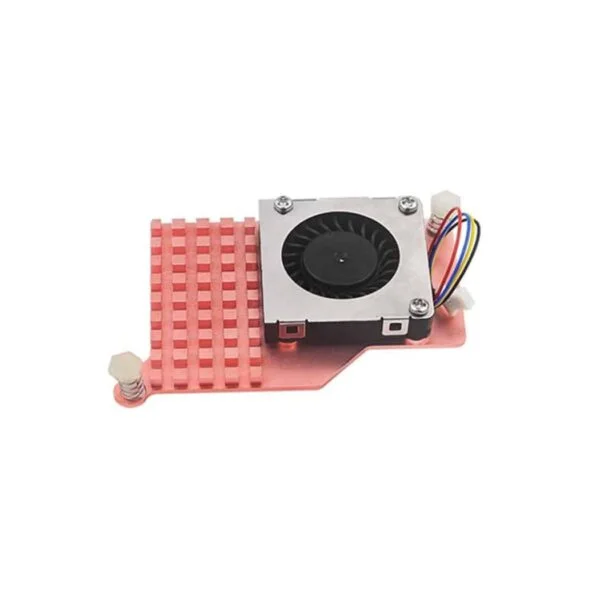 Raspberry Pi 5 Active Cooling Fan Speed Adjustable Turbine Silent Cooling Fan Blower Pure Copper Heat Sink