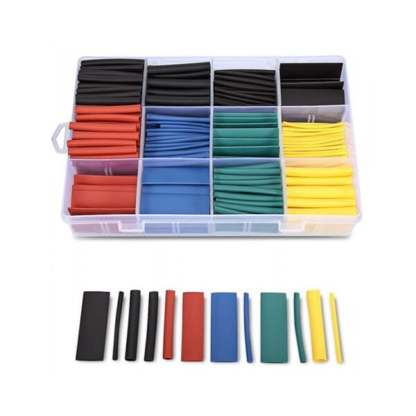 560PCS Heat Shrink Tubing 2:1, Electric Insulation Heat Shrink Tube Kit