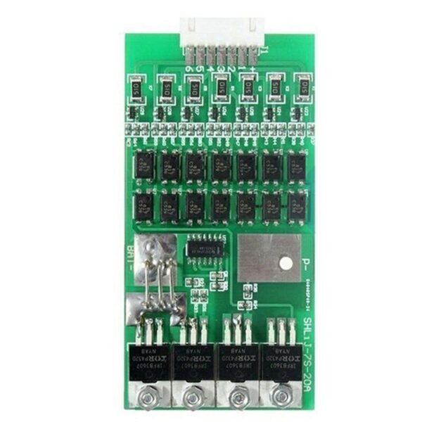 7S 20A Lithium Li-Ion LiFePO4 Battery BMS Protection Board With Balancing