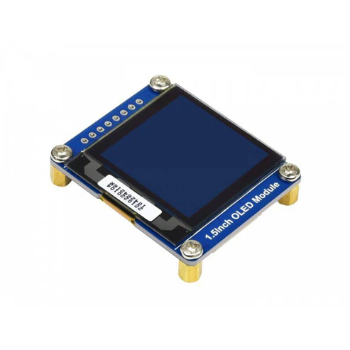 Waveshare 1.5" OLED Display Module 1.5" 128x128 Pixel OLED Display With 16 Gray Scales, And SPI/I2C Interface Compatible With Raspberry PI Perfect For Embedded Projects