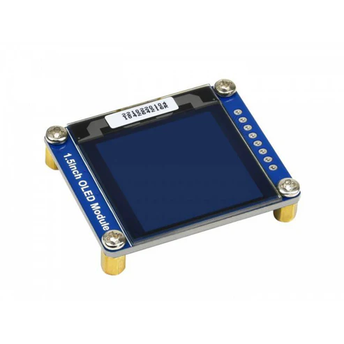Waveshare 1.5" OLED Display Module 1.5" 128x128 Pixel OLED Display With 16 Gray Scales, And SPI/I2C Interface Compatible With Raspberry PI Perfect For Embedded Projects