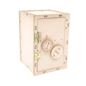 DIY Password Case STEM Kit Portable Unassembled Password Case Material DIY Wooden Puzzle for Kids