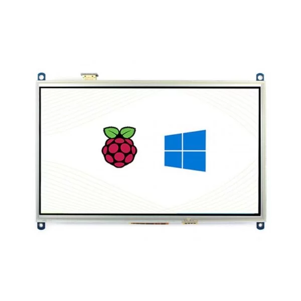 10.1inch Resistive Touch Screen LCD, 1024×600, HDMI, IPS, Supports Raspberry Pi PC