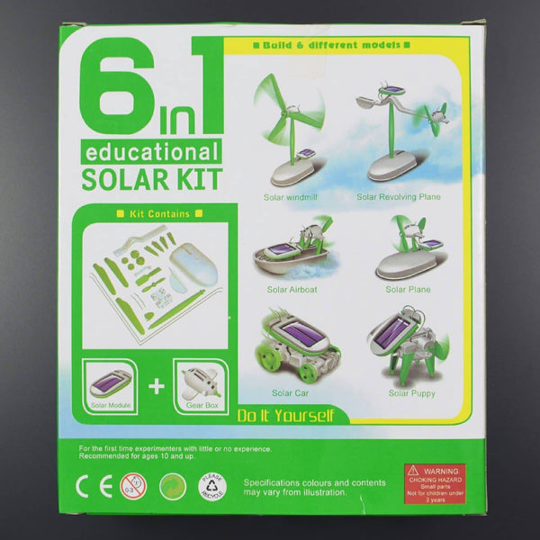 10354 6-in-1 Educational Solar Robot Kit