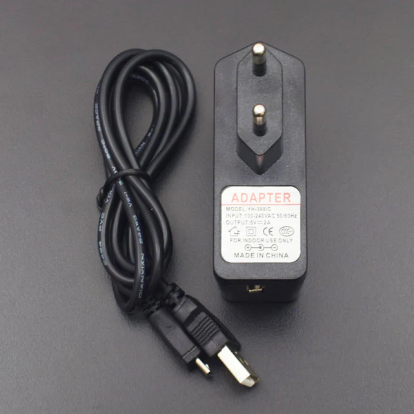 Power Supply for Raspberry Pi 5V 2.5A Micro USB Charger Adapter with On Off Switch