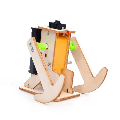 DIY Walking Robot STEM Kit DIY Wooden Toy Walking Robots STEM Puzzle Experiment Kits