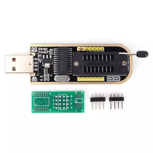 CH341A USB EEPROM Flash BIOS Programmer 24/25 Series EEPROM Flash Programmer Upgrade Your BIOS With The Reliable CH341A Programmer With Software And Drive