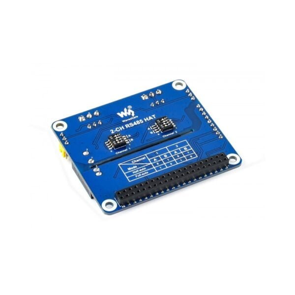 2-Channel Isolated RS485 Expansion HAT For Raspberry Pi