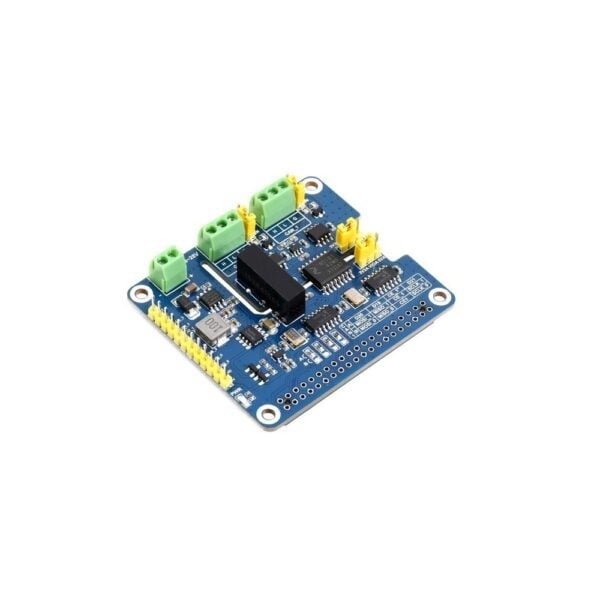 2-Channel Isolated CAN FD Expansion HAT For Raspberry Pi, Multi Protections