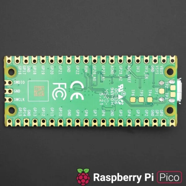 raspberry pi pico microcontroller development board with versatile board built using rp2040 chip rs2650 rs4911 3