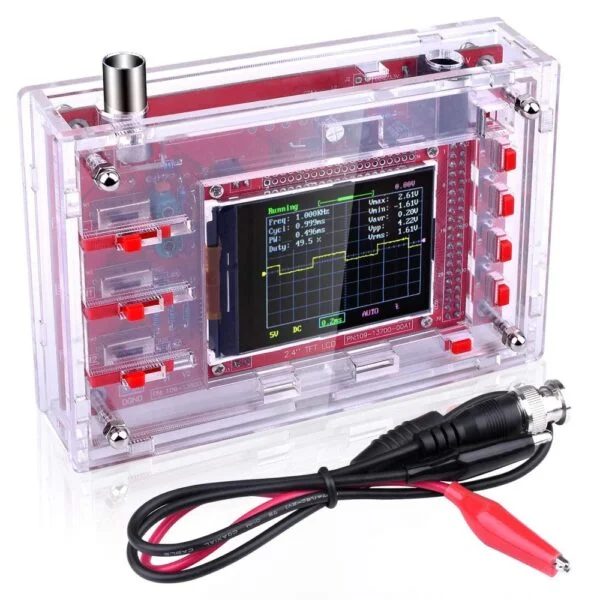 fully welded assembled dso138 oscilloscope kit 24 tft 1msps digital oscilloscope probe lead rs1758 rc014