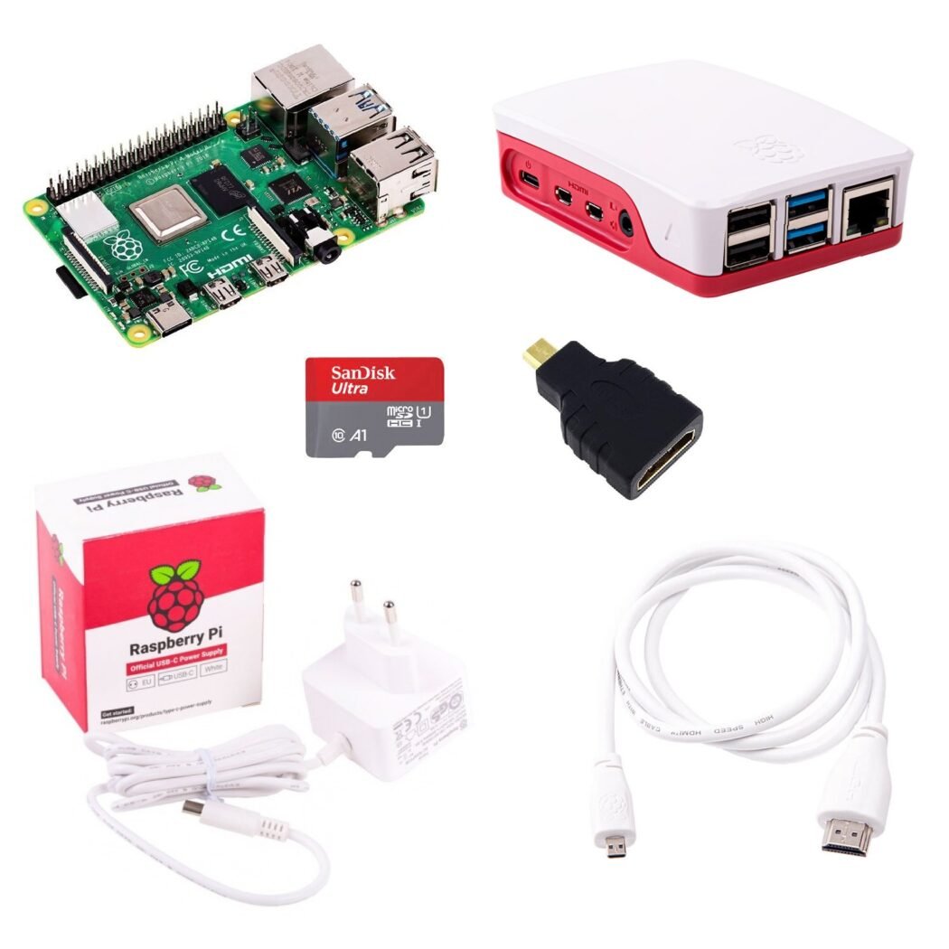 Raspberry pi 4 model b starter kit iduino
