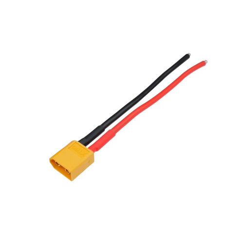 SafeConnect XT60 Male Connector With 14AWG Silicon Wire 10cm XT60 Male Connector For Battery Charging High-Quality XT60 Male Connector For RC Applications