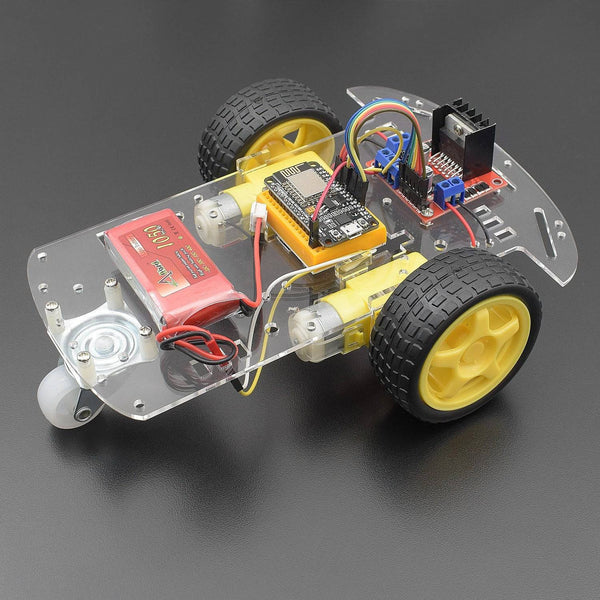 Make an IoT Based Robotic Wi-Fi Car Using L298N Motor Driver Module and NodeMCU ESP8266-12e Wi-Fi Board