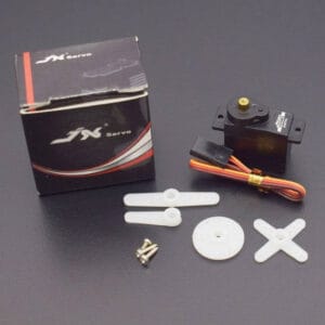 JX RC Servo PDI-1109MG 4.8V-6V High-Voltage 0.10sec/60 2.5kg Digital Metal Gear Mini Servo Case for 1:18 RC Car