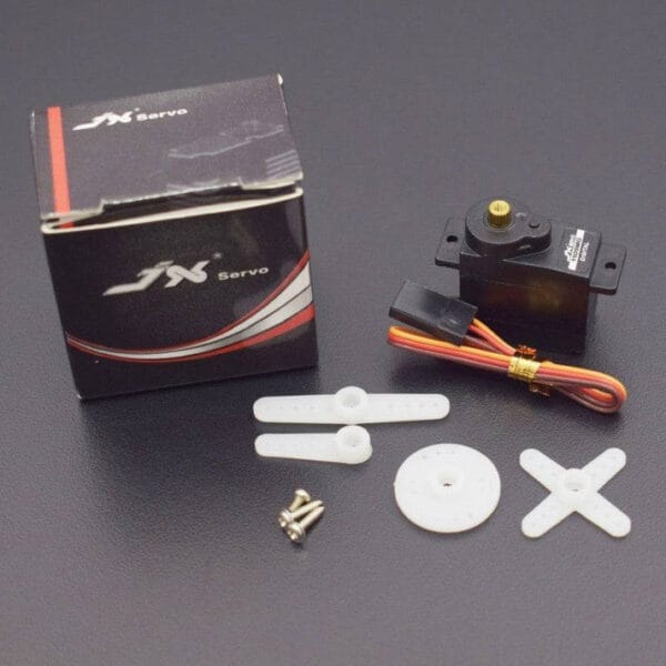 JX RC Servo PDI-1109MG 4.8V-6V High-Voltage 0.10sec/60 2.5kg Digital Metal Gear Mini Servo Case for 1:18 RC Car