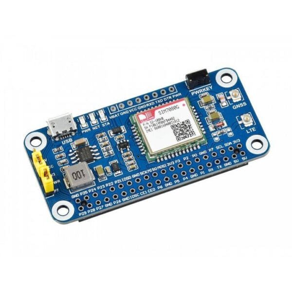 Waveshare NB-IoT / Cat-M(eMTC) / GNSS HAT for Raspberry Pi, Globally Applicable
