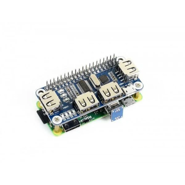 Waveshare 4 Port USB HUB HAT for Raspberry Pi  Boost Productivity Now Efficient