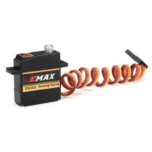EMAX ES3302 12.4g Mini Metal Gear Analog Servo for RC Airplane Glider- (Original)