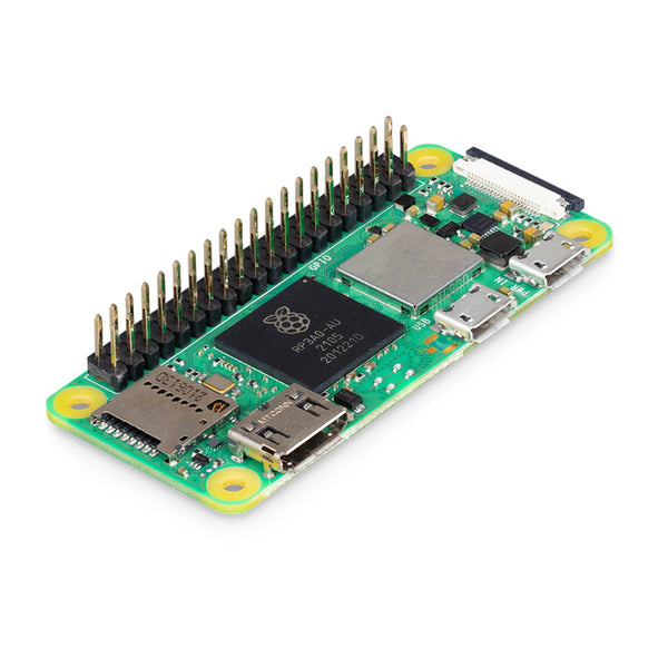 Raspberry Pi Zero 2WH Raspberry Pi Zero 2W with Headers and Quad-Core CPU, Wi-fi, Bluetooth 4.2, BLE, Onboard Antenna