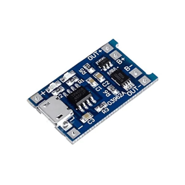 Micro Usb 5V 18650 Lithium Battery 1A Charging Module With TP4056 Protection