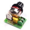 3000W Thyristor SCR Voltage Regulator Temperature Dimmer For Speed - Light AC 220V