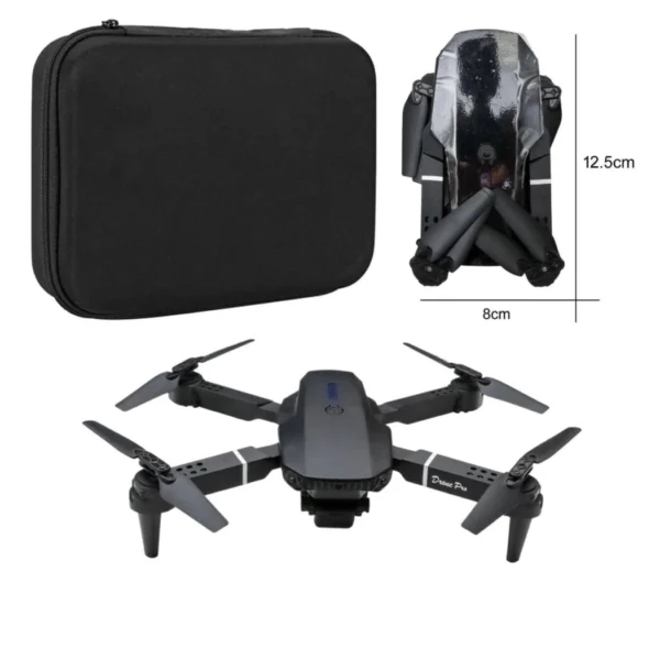 4 E88 PRO RC Drone Without Camera 2.4G 4CH RC Foldable Quadcopter E88 PRO 360° Rolling Stunt Drone Smoothest Flight Controls To Perform Impressive Aerial Stunts