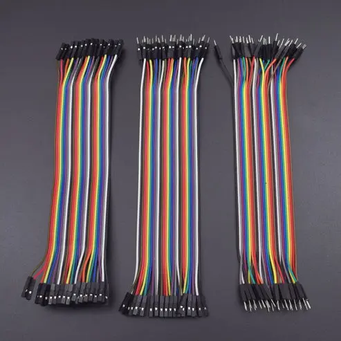90 Pieces Jumper Wire, 30 Male to Male + 30 Female to Female + 30 Male to Female