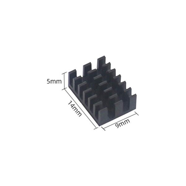 Aluminum Heatsink For Raspberry Pi 4 Model B - Pack Of 3 PCs