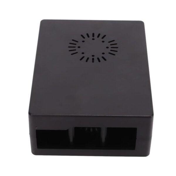 Raspberry Pi ABS Case Support Built-In Cooling Fan Black Case