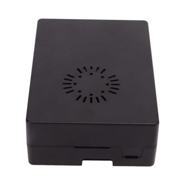 Raspberry Pi ABS Case Support Built-In Cooling Fan Black Case