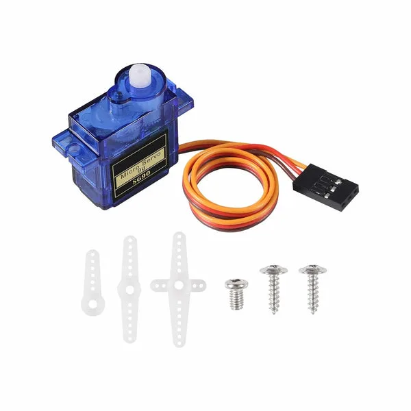 APKLVSR 4 Pezzi Micro Servo Metal Gear, RC Servo, Servo Motore Per Elicotteri RC, Auto Robot, Compatibile Con Arduino