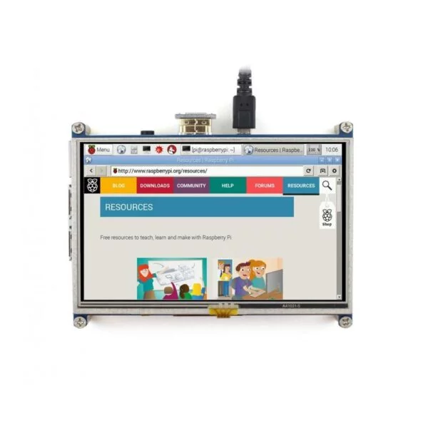 5 Inch LCD Display 800x480 TFT Resistive Touch Screen Panel