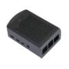 Aluminum Alloy Protective Enclosure Case For Raspberry Pi 4 Model B/B+ black