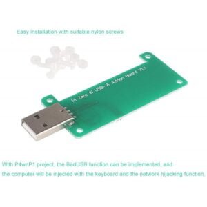 Raspberry Pi Zero W Zero USB-A Adapter Addon Board