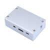 Aluminum Alloy Protective Enclosure Case For Raspberry Pi 3 Model B/B+ - Silver