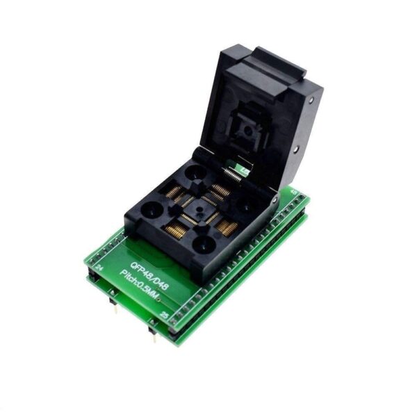 51TpQ1nzwNL._SL1000_ QFP48 to DIP48 IC Test Socket Adapter Board 0.5mm Pitch LQFP/TQFP48 Programming Socket