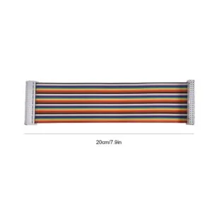 GPIO 40 Pin Colorful Rainbow Female To Female Ribbon Cable