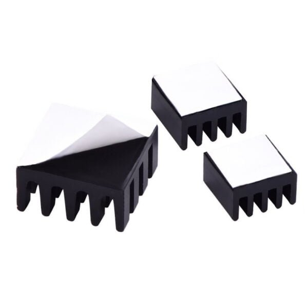 Aluminum Heatsink For Raspberry Pi 4 Model B - Pack Of 3 PCs