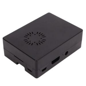 Raspberry Pi ABS Case Support Built-In Cooling Fan Black Case